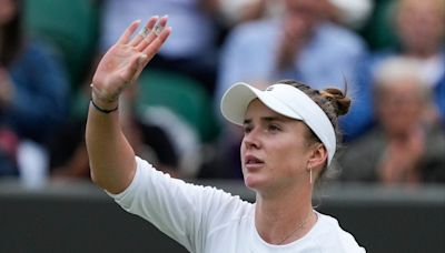 Ukrainian Elina Svitolina breaks down in tears at Wimbledon over missile strikes on Kyiv