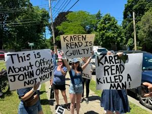 ‘Shame on you’: Tensions hit boiling point as O’Keefe, Read supporters clash outside court