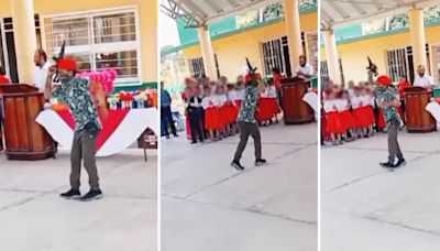 Niño baila cumbia del Cártel del Golfo en festejo del 10 de mayo; video genera indignación en redes