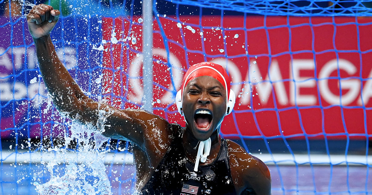 For Olympian Ashleigh Johnson, making a splash as a role model for Black kids is just as important as success in the pool