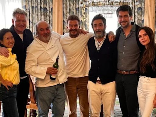 David Beckham celebra su cumpleaños en Valladolid con el chef Gordon Ramsay