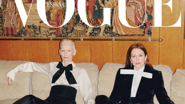 Tilda Swinton & Julianne Moore Come Together on the September 2024 Cover of Vogue Spain