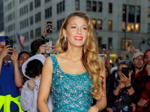 Blake Lively Pre-Games the Met Gala in a Shimmering Mermaid Dress With Faux Fish Scales