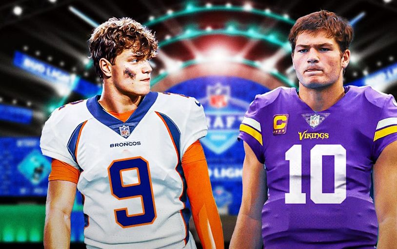 Grading Vikings, Broncos' bombshell trades for QBs in ESPN's latest NFL mock draft
