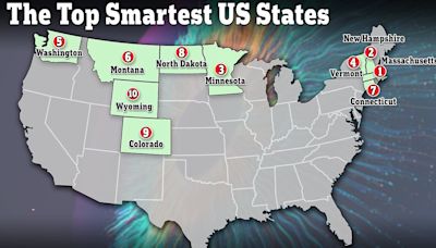 Smartest states in the US REVEALED in new study