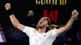 Stefanos Tsitsipas holds off Jannik Sinner fightback to make last eight