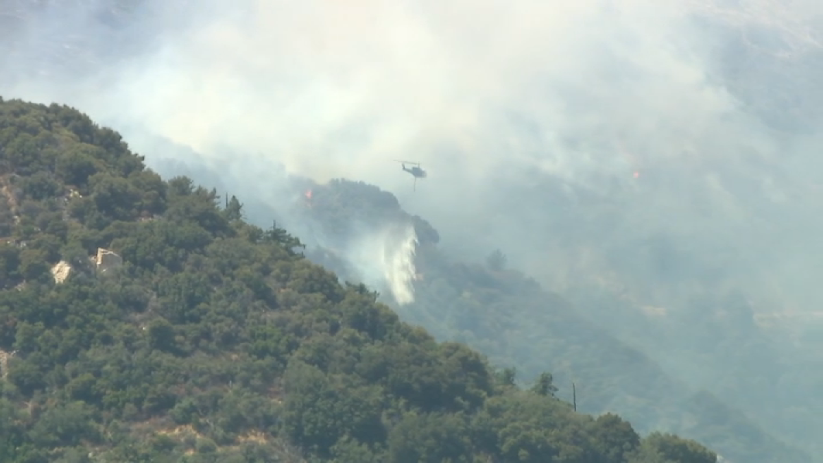 Bridge Fire remains a threat to Mt. Baldy area near Glendora