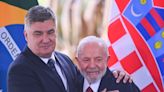 Lula recibe al presidente de Croacia y pide "unidad" a "demócratas" en elecciones europeas