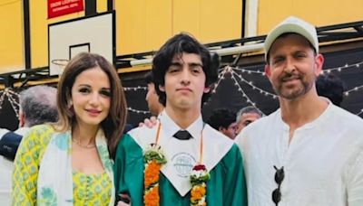 Hrithik Roshan, Sussanne Khan reunite for son Hrehaan Roshan's graduation ceremony. Watch