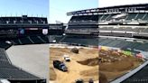 Watch and learn: How the Linc went from football field to monster dirt pile