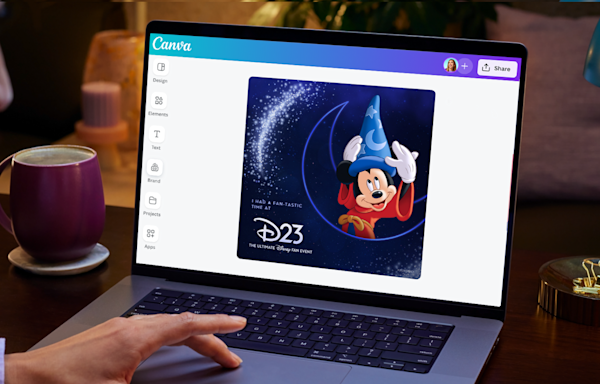 Canva Sets Limited-Time Disney Licensing Pact for 10 Key Characters in Tandem With D:23