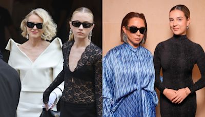 ...Maya Rudolph and Pearl Minnie and More Mother-daughter Pairs at Balenciaga’s Fall 2024 Couture Show During Paris Fashion Week