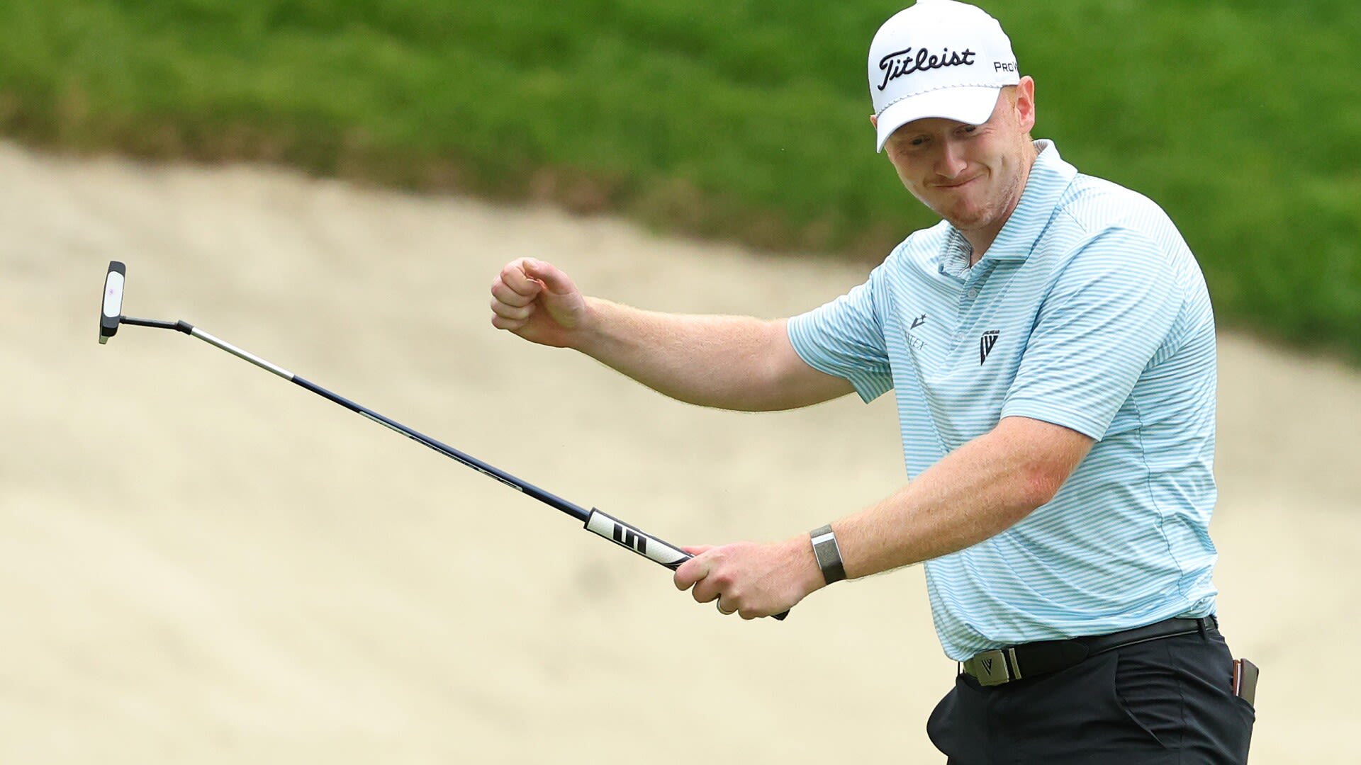 PGA Tour rookie Hayden Springer shoots 59 with dramatic finish in Rd. 1 of John Deere