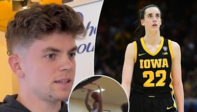 Iowa NFL Draft prospect Cooper DeJean boldly believes he can beat Caitlin Clark one-on-one in hoops