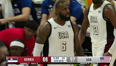 Com LeBron e Curry, EUA vencem a Sérvia em amistoso antes das Olimpíadas