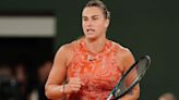 Sabalenka claims commanding straight-set win