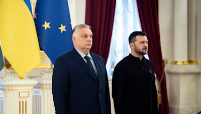 Ukraine-Russia war latest: Viktor Orban arrives in Kyiv as British medic Peter Fouche killed ‘in combat’