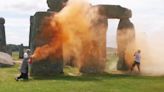 Just Stop Oil activists bailed after Stonehenge sprayed with orange paint