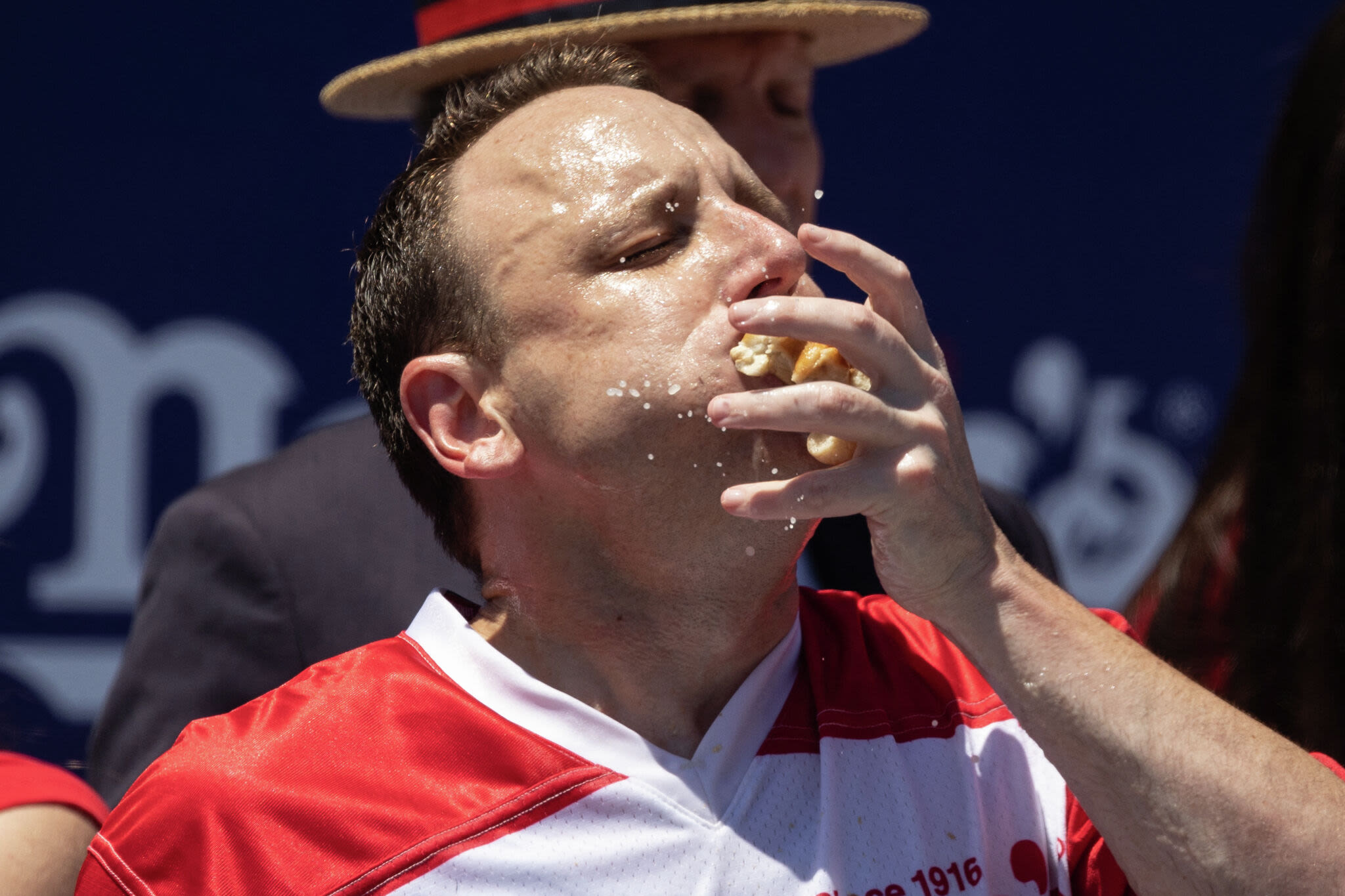 Barred from Nathan's, Joey Chestnut heads to Texas for July 4 hot dogs