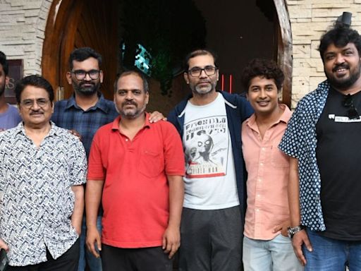 TVF Founder Arunabh Kumar and Director Deepak Kumar Mishra Celebrate the Success of 'Panchayat Season 3' with Cast and Crew