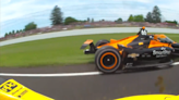 Watch Tony Kanaan Pass Three-Wide In Grass At 220 MPH