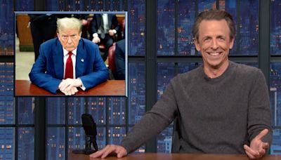 Seth Meyers Mocks Donald Trump for Appearing to Nod Off in Court