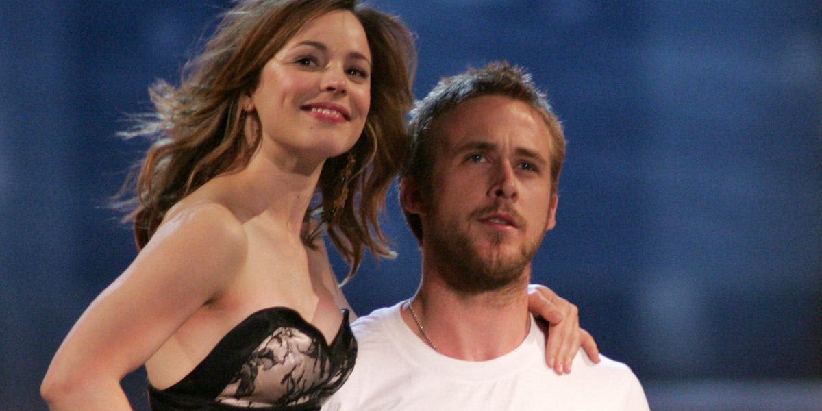 In honor of the 20-year anniversary of 'The Notebook,' here are the 8 best pictures of then-couple Ryan Gosling and Rachel McAdams