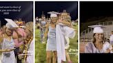 Pandemic high school graduate finally gets chance to wear cap and gown: ‘Forever grateful for this selfless moment but forever grieving graduation’