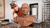 Life-sized chocolate bust of King Charles made for upcoming coronation celebrations