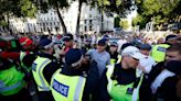 UK Police Arrest Dozens after London Protests Turn Violent