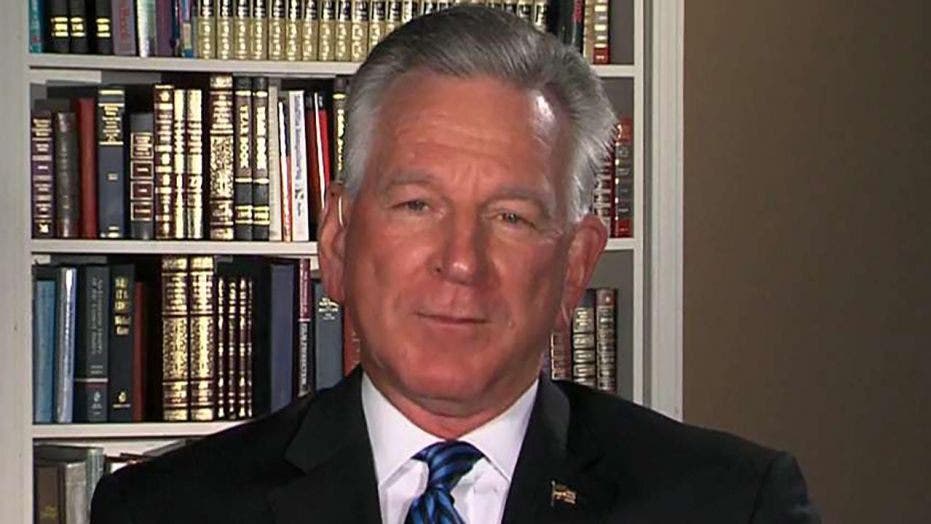 "HEAVENS, NO!": Sen. Tommy Tuberville Says VP Harris "Can't Handle" Leading as President