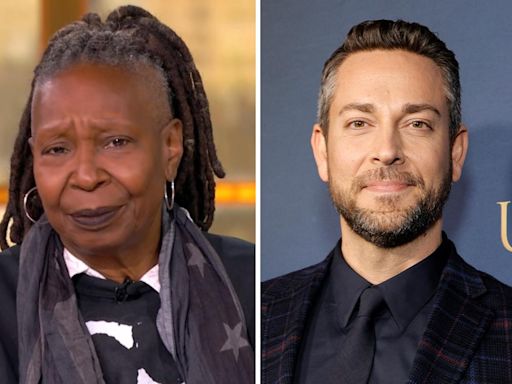 'The View': Whoopi Goldberg "schools" Zachary Levi after he claims he'll face "career suicide" for endorsing Trump