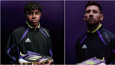 Lamine Yamal y Messi, estrellas para las nuevas botas de Adidas