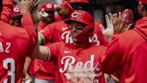 Steer drives in 3 with 3 hits as Reds beat Winans, Braves 9-4. 2nd game of doubleheader postponed