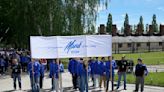 The yearly memorial march at the former death camp at Auschwitz overshadowed by the Israel-Hamas war