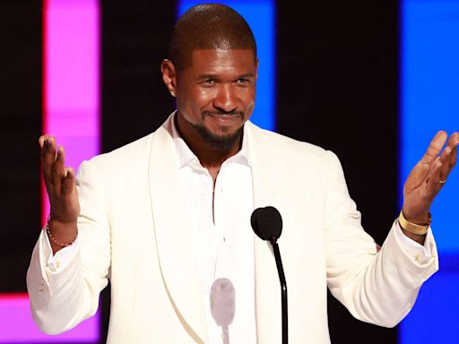 Usher Accepts BET Lifetime Achievement Award — Despite Audio Issues — After Electrifying Women-Led Tribute