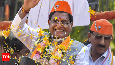 Piyush Goyal saves face for BJP in Mumbai, winning North seat by highest margin | Mumbai News - Times of India