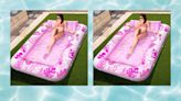 What is a TikTok inflatable tanning pool, and why is this trend blowing up?