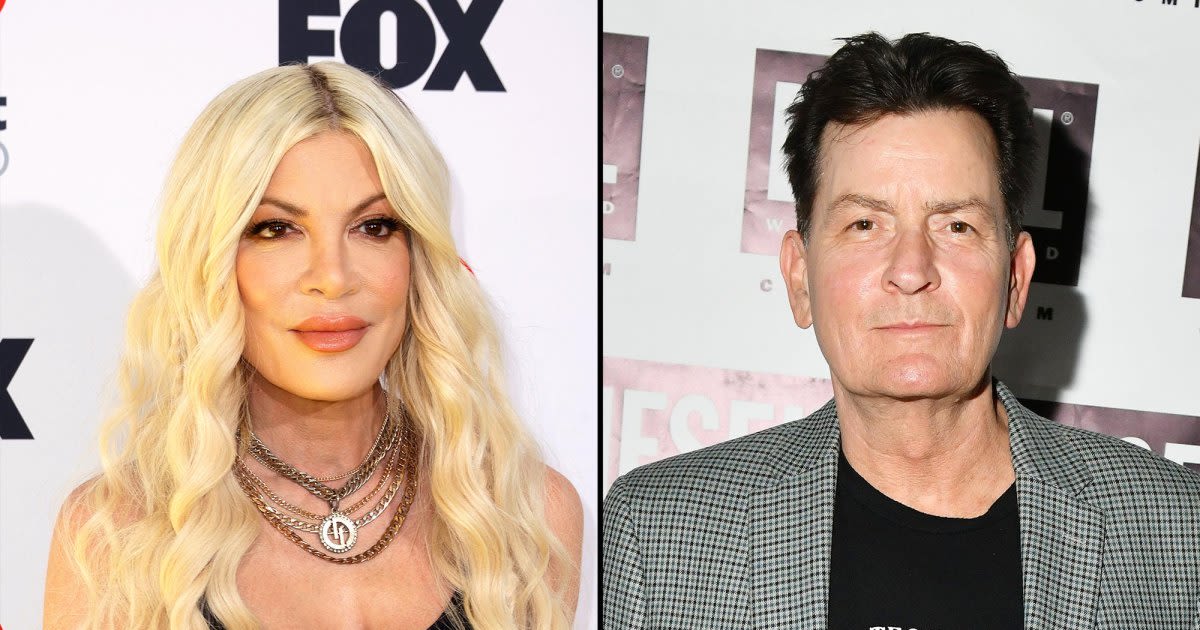 Tori Spelling Recalls Charlie Sheen Offering Her a 'Hot Crack Pipe'