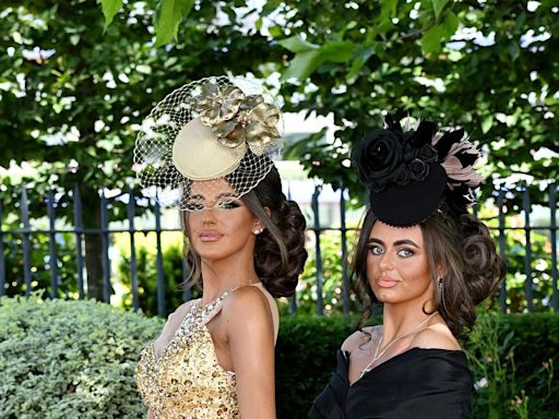 Ascot revellers take advantage of the more relaxed dress code