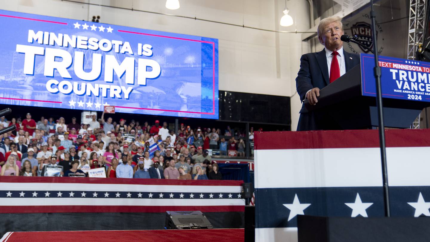 Trump and Vance team up to campaign in Minnesota, a state that hasn't backed the GOP in 52 years