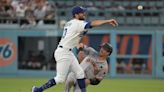 Dodgers place Chris Taylor (groin) on IL, call up OF James Outman