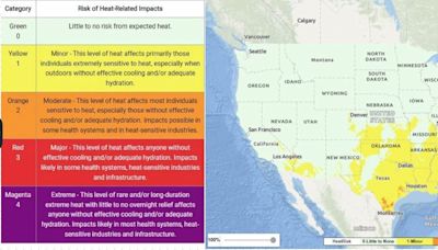 Climate change triggers new Florida heat warning chart that alerts when it could be deadly outside