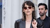 Kristen Stewart can fire us all in this boss leather and suspenders look