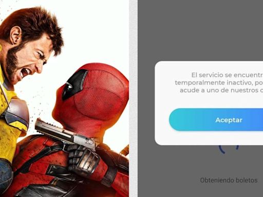 ¡Todo un caos! Cinépolis y Cinemex colapsan ante preventa de boletos por “Deadpool and Wolverine”