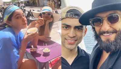 Sara Ali Khan explores Cannes, Ranveer Singh rocks an all-black look as Anant Ambani and Radhika Merchant’s pre-wedding cruise party nears conclusion. See pics