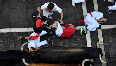 Six hurt in Spanish bull running