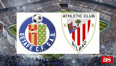 Getafe vs Athletic: estadísticas previas y datos en directo | LaLiga EA Sports 2023/2024