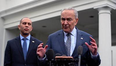 Biden’s stumbles have Schumer and Jeffries walking a tight rope over Democrats split on party’s future