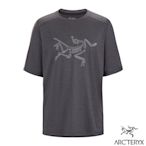 Arcteryx 始祖鳥 男 Cormac Logo 快乾短袖圓領衫 雜黑